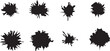 © Sadman Art - set of black ink splashes