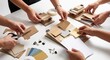 © starush - Hands Building Tactile Prototypes During Fast Paced Design Sprint