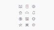 © muse - Modern IoT software platform UI vector icon set – Excellent for cloud synchronization apps, device dashboards, or smart systems.