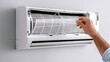 © wikkie - Hand cleaning air conditioner filter