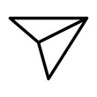 © aamaulanii - Send Paper Plane Message Submit Outline Icon Vector