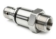 © png stock - Close-up of metal threaded coupling adapter isolated on white background