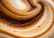 © Abid Ali - Coffee foam swirl texture close up