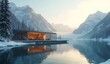 © GC Atiq - Luxury glacier resort showcasing premium travel peaceful landscapes elegant architecture wellness retreats and unforgettable hospitality experiences