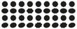 © icon studio 333 - sunburst and starburst sticker shapes collection, Vibrant rounded zigzag badges, spiky circles and sunburst price tags, discount and sale labels, special offer promo tags and geometric seals