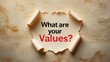 © VRVisionary - What Are Your VALUES written behind ripped paper