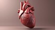 © Leonardo - Modelo anatómico en 3D del corazón humano, con vasos sanguíneos y cavidades detallados