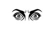 © jongaNU - a close-up of a woman's eyes with long eyelashes and eye makeup.