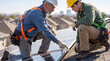 © starush - Solar Workforce Training During Residential Rooftop Panel Inspection