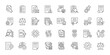 © Bezvershenko - Regulatory Compliance, icons in line design. Regulatory, compliance, regulation, legal, law, business, governance on white background vector. Regulatory Compliance editable stroke icons.