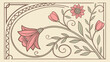 © Farwa - Art Nouveau Gala vector set with ornate floral frame, vintage typography, flowers, ornament, plant and decorative design elements for wedding invitation, poster, card, border or classic branding.