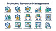 © Mika - Protected Revenue Management: Security Icons for Finance, Business, & Income
