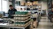 © spyrakot - Stacks of circuit boards in electronics supply chain warehouse