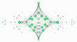 © Dya - The secure encrypted content verification process is depicted in a complex network diagram.