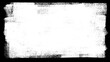 © dirtyfellas - Border frame designed with black and white rough brush stroke texture as abstract distress background layout. Hand drawn layered paint edge element for banner decoration graphic clip art.