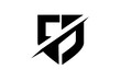 © brian - Shield logo for criminal defense law firm with diagonal split.
