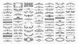 © Designer Pac 2 - Set of decorative dividers and ornaments for page design with dividers ornaments flourishes calligraphy decoration elements collection separators typography stationery invitation