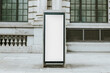 © Rawpixel.com - Ad space png sign mockup on street, transparent design