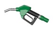 © PAVEL - Green and black automatic fuel gas pump nozzle isolated on transparent background cut out