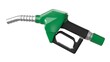 © PAVEL - Green and black automatic fuel gas pump nozzle isolated on transparent background cut out