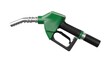 © PAVEL - Green and black automatic fuel gas pump nozzle isolated on transparent background cut out