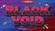 © Ardhy - 3d text effect black void theme