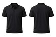 © Sumon - Front and back view of a black png isolated on transparent background