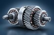 © Lifia - Detailed Planetary Gear Carrier Assembly with Precision Bearings and Mechanical Design Features