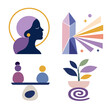 © Rumput - Women’s Empowerment Portrait Prism Balance and Growth Spiral Icons