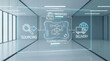 © Chopang.studio - Supply chain inventory sourcing delivery logistics planning interface Futuristic digital dashboard visualizing supply chain management stages with sourcing, inventory tracking, planning interface