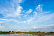 © Thinapob - beautiful airatmosphere bright blue sky background abstract clear texture with white clouds.
