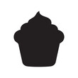 © Taufikur - Cupcake glyph icon Vector isolated illustration