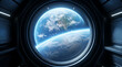 © Essence Stock Creati - Breathtaking perspective of our planet seen from a spacecraft window highlighting the vivid colors and atmospheric layers in a high tech environment