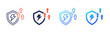 © Resa Valen - Response icon set multiple color collection