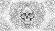 © Ronnayut - Creating with skull coloring pages designed for beginners