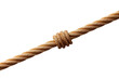 © Krtola  - Rope with a double knot showing joining, connection, strength, and security on a transparent background