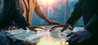 © Konstantin Yuganov - Business Professionals Collaborating on Interactive Digital Touchscreen