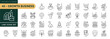 © Trisula Icons - A collection of Growth Business icons set with editable stroke. Thin linear vector illustration