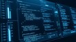© Deris Firmansyah - Coding programming developing typing script source languages symbols project data software engineering IT technology computer abstract screen background. 3d rendering