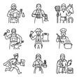 © Icing - Historical Professions Icons: Blacksmith, Chef, Messenger, Alchemist, Scribe & More