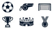 © Panji - Soccer and Football Elements Icons Set