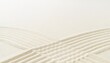 © ANGEL4289 - Japanese Dry Garden Texture Concept. Zen sand garden with neatly raked patterns in fine white sand