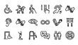 © Himel - Accessibility and Disability Line Icons Collection Vector Set