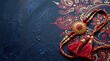 © JD - Greeting card with holiday composition for happy celebrate Raksha Bandhan, abstract vivid composition consists of fictional unreal fantastic vision on background for diverse creative work