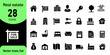 © MstMahofuza - Real estate icon set property investment and home ownership graphics
