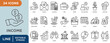 © NAJWA HIMMATUS - Income line icon set with editable stroke for paycheck, accounting, work, payment, and self employment