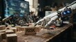 © Panuwat - Robotic hand reaching wooden block word Artificial intelligence risk assessment and responsible AI development concept