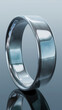 © jambulart - A metallic ring with a smooth, reflective surface and rounded edges.