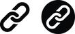 © Vectorium Origin - Copy and link icon set, chain connection symbols, attach link buttons and sharing interface elements for digital communication and web design projects.