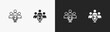 © Rizqi Setya - Set of conference icon in black and white collection
